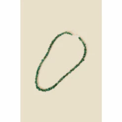 Accessorize Sterling Silver Aventurine Collar Beaded Necklace For Female -Accessorize Shop unnamed file 1018