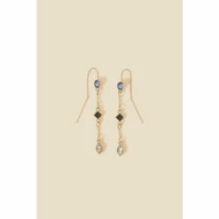 Accessorize Gem Long Drop Earrings For Female -Accessorize Shop unnamed file 1044