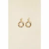 Accessorize Eclectic Stone Circle Short Drop Earrings For Female -Accessorize Shop unnamed file 1045
