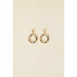 Accessorize Eclectic Stone Circle Short Drop Earrings For Female -Accessorize Shop unnamed file 1048