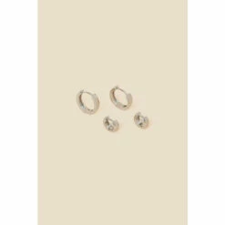 Accessorize Platinum-Plated Graduated Hoop Earrings Set Of Two For Female 9 Accessorize Platinum-Plated Graduated Hoop Earrings Set Of Two For Female -Accessorize Shop unnamed file 1076