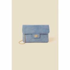 Accessorize Suedette Flat Fold Clutch For Female