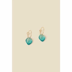 Accessorize Beaded Glass Drop Hoops For Female -Accessorize Shop unnamed file 1131