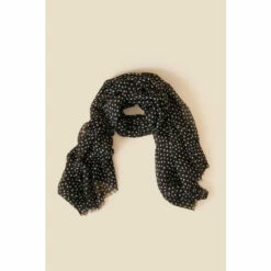 Accessorize Monochrome Spot Print Scarf For Female