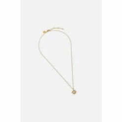 Accessorize Gold-Plated Opal Starburst Pendant Necklace For Female