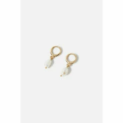 Accessorize Gold-Plated Pearl Huggie Hoops For Female 9 Accessorize Gold-Plated Pearl Huggie Hoops For Female -Accessorize Shop unnamed file 1257