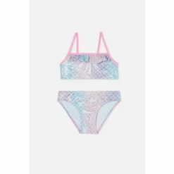 Accessorize Girls Mermaid Bikini Set For Unisex