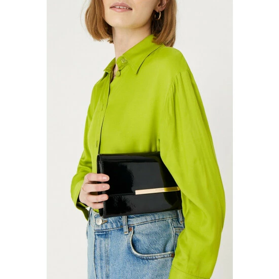 Accessorize Patent Clutch Bag For Female 4 Accessorize Patent Clutch Bag For Female - Image 2