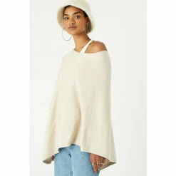 Accessorize Lightweight Knit Poncho For Female -Accessorize Shop unnamed file 1387