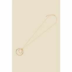 Accessorize Long Concentric Circle Pendant Necklace For Female 9 Accessorize Long Concentric Circle Pendant Necklace For Female -Accessorize Shop unnamed file 1407