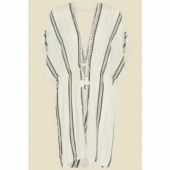 Accessorize Metallic Stripe Kimono For Female -Accessorize Shop unnamed file 143