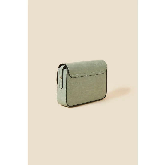 Accessorize Faux Croc Cross-Body Bag For Female 5 Accessorize Faux Croc Cross-Body Bag For Female - Image 3