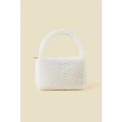 Accessorize Bridal Pearl Handheld Bag For Female