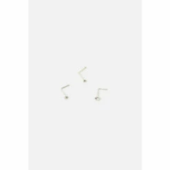 Accessorize Sterling Silver Nose Stud Set For Female -Accessorize Shop unnamed file 1489