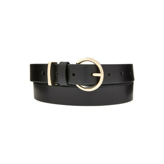 Accessorize Round Buckle Leather Jeans Belt For Female 4 Accessorize Round Buckle Leather Jeans Belt For Female - Image 2