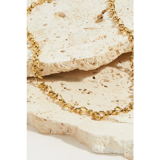 Accessorize Stainless Steel Chain Necklace For Female 4 Accessorize Stainless Steel Chain Necklace For Female - Image 2