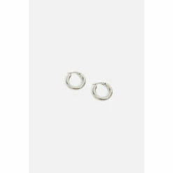 Accessorize Stainless Steel Small Chunky Hoop Earrings For Female -Accessorize Shop unnamed file 1529