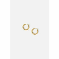 Accessorize Stainless Steel Small Chunky Hoop Earrings For Female -Accessorize Shop unnamed file 1530