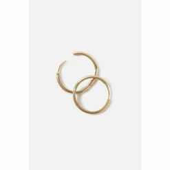 Accessorize Gold-Plated Chunky Plain Hoop Earrings For Female -Accessorize Shop unnamed file 1532