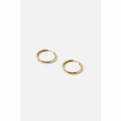 Accessorize Gold-Plated Chunky Plain Hoop Earrings For Female -Accessorize Shop unnamed file 1533