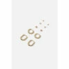 Accessorize Gold-Plated Sparkle Stud And Hoop Earring Set For Female -Accessorize Shop unnamed file 1538