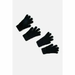 Accessorize Stretch Fluffy Glove Twinset For Female