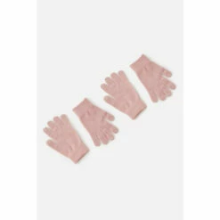 Accessorize Touchscreen Gloves Set Of Two For Female