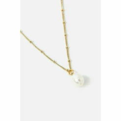 Accessorize Gold-Plated Irregular Pearl Necklace For Female -Accessorize Shop unnamed file 1602