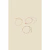Accessorize Peach Gem Anklets Set Of Three For Female -Accessorize Shop unnamed file 1607