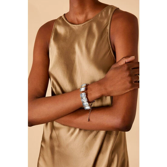 Accessorize Statement Gem Bracelet For Female 4 Accessorize Statement Gem Bracelet For Female - Image 2