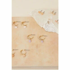 Accessorize Facet Stone Earrings 6 Pack For Female -Accessorize Shop unnamed file 1640