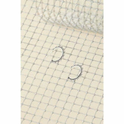 Accessorize Sterling Silver Bobble Hoop Earrings For Female