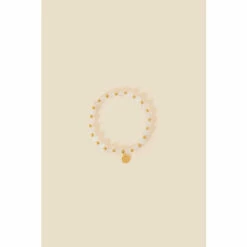 Accessorize Gold-Plated Rose Quartz Beaded Bracelet For Female 7 Accessorize Gold-Plated Rose Quartz Beaded Bracelet For Female -Accessorize Shop unnamed file 1716