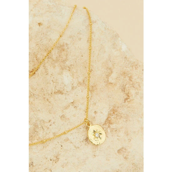 Accessorize Gold-Plated Organic Sparkle Star Layer Necklace For Female 5 Accessorize Gold-Plated Organic Sparkle Star Layer Necklace For Female - Image 3