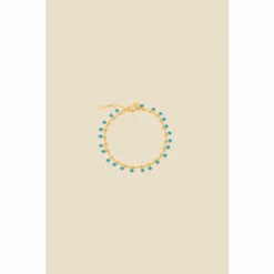 Accessorize Gold-Plated Enamel Charm Bracelet For Female -Accessorize Shop unnamed file 1759