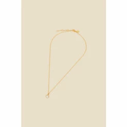 Accessorize Gold-Plated Sparkle Pendant Necklace For Female