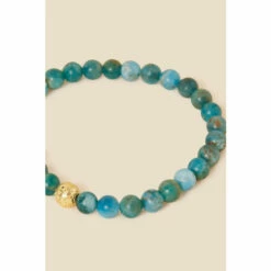 Accessorize Gold-Plated Power Stone Apatite Bracelet For Female -Accessorize Shop unnamed file 1779
