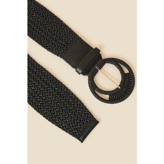 Accessorize Large Buckle Weave Belt For Female 4 Accessorize Large Buckle Weave Belt For Female - Image 2