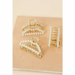 Accessorize Medium Peal Claw Clips Set Of Three For Female 8 Accessorize Medium Peal Claw Clips Set Of Three For Female -Accessorize Shop unnamed file 1968