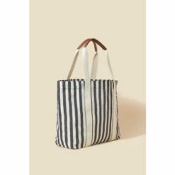 Accessorize Stripe Shopper Bag For Female -Accessorize Shop unnamed file 198