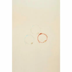 Accessorize Sun Threaded Anklets Set Of Three For Female