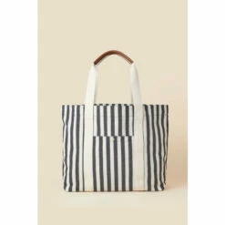 Accessorize Stripe Shopper Bag For Female -Accessorize Shop unnamed file 199