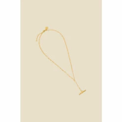 Accessorize Gold-Plated Heirloom T-Bar Chain Necklace For Female -Accessorize Shop unnamed file 2000