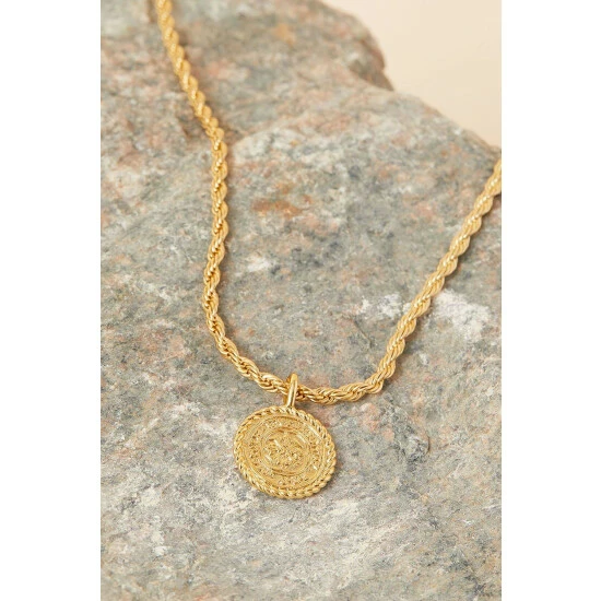 Accessorize Gold-Plated Modern Heirloom Coin Choker For Female 5 Accessorize Gold-Plated Modern Heirloom Coin Choker For Female - Image 3