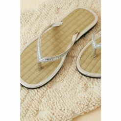 Accessorize Crystal Embellished Seagrass Flip Flops For Female -Accessorize Shop unnamed file 202
