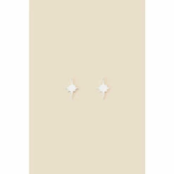 Accessorize Sterling Silver Irregular Stars Stud Earrings For Female