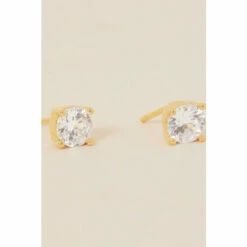 Accessorize Gold-Plated Sparkle Stud Earrings For Female -Accessorize Shop unnamed file 2045