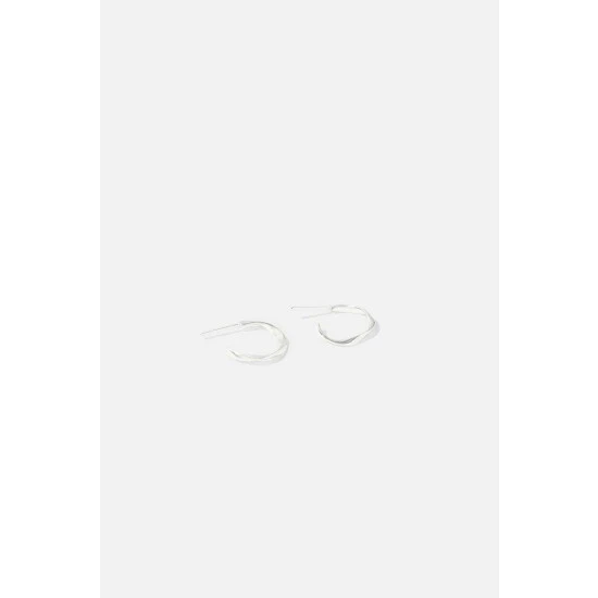 Accessorize Sterling Silver Twist Hoops For Female 3 Accessorize Sterling Silver Twist Hoops For Female