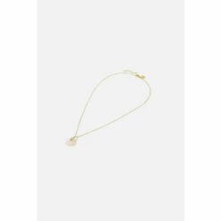 Accessorize Gold-Plated Turquoise Circle Pendant Necklace For Female