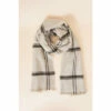 Accessorize Check Blanket Scarf For Female